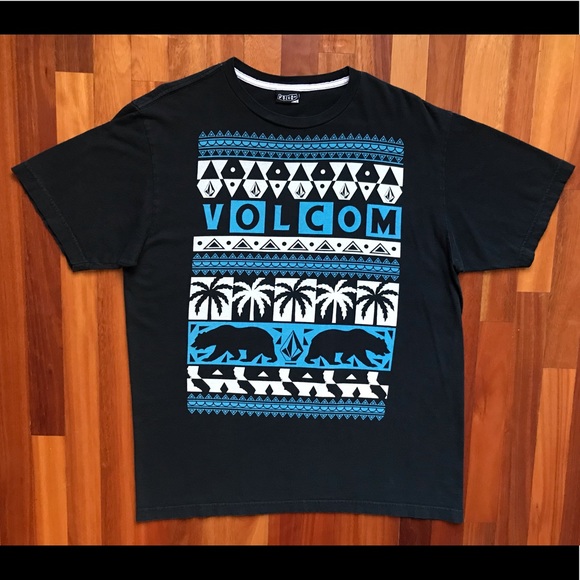 VOLCOM Tee Men’s Large Black S/S Shirt - Picture 4 of 7